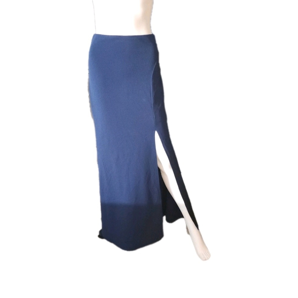 My Michelle Deep Blue Maxi Skirt